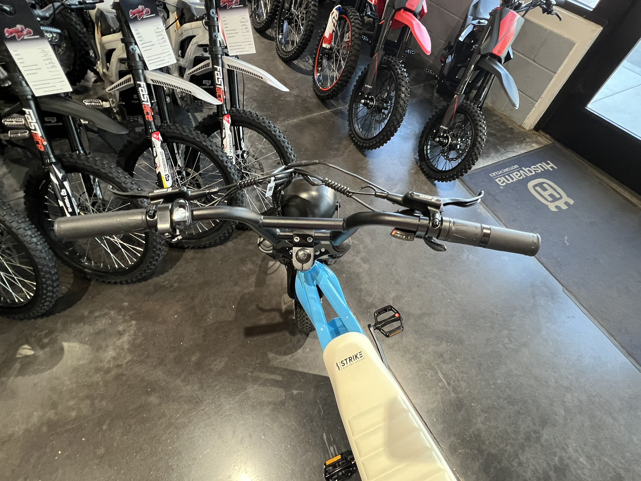 panthro blue handle bars