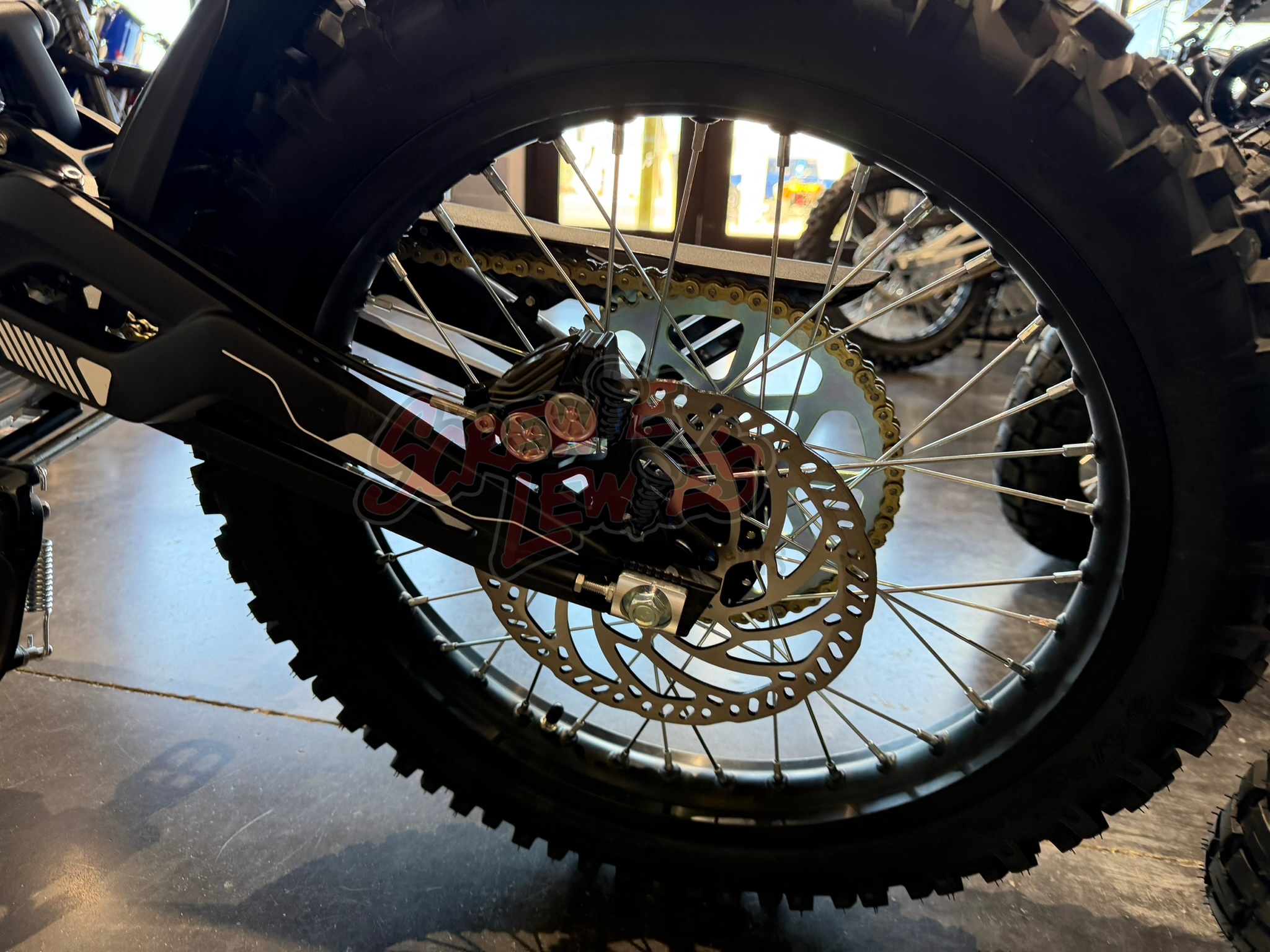 79Bike GT black rear wheel and tire
