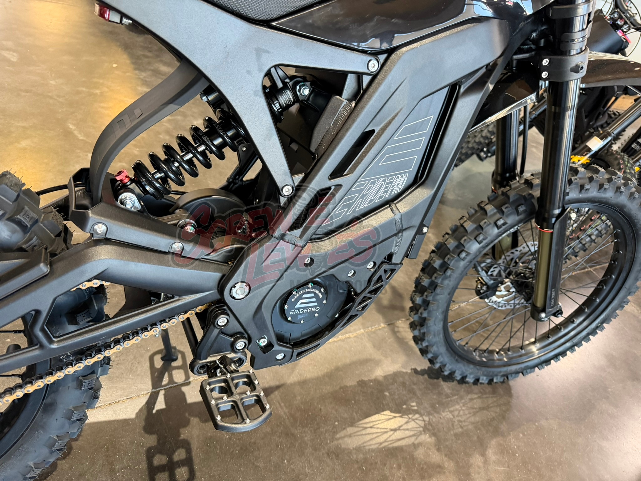 e ride pro sr long seat pegs rear shock