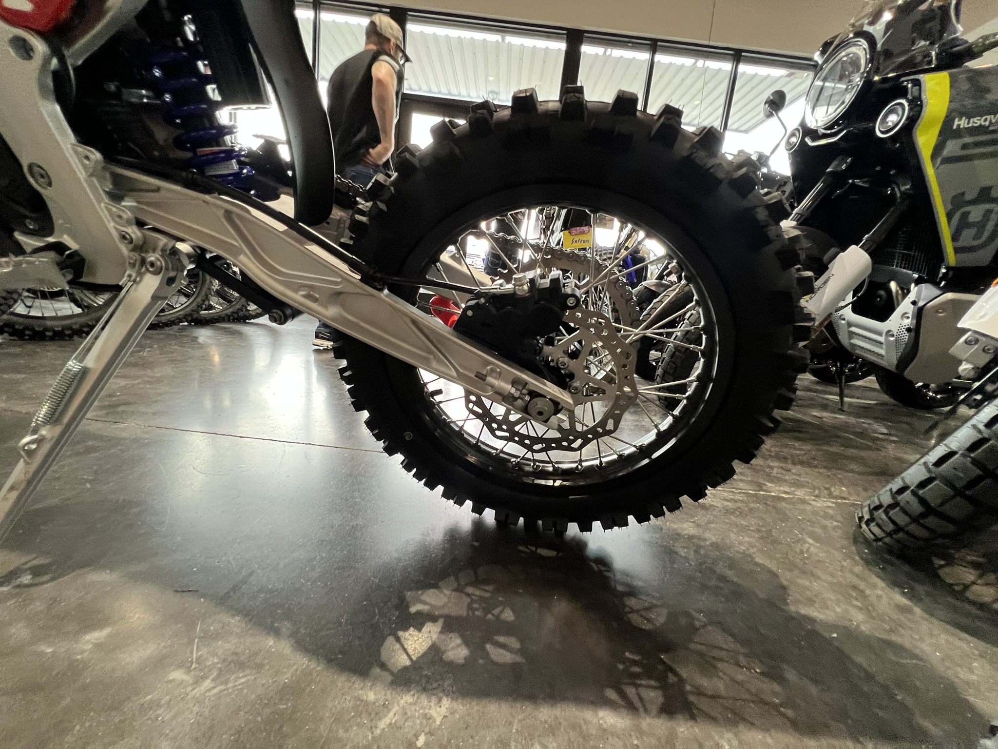 RFN Warrior Pro SX E15 REAR WHEEL AND TIRE