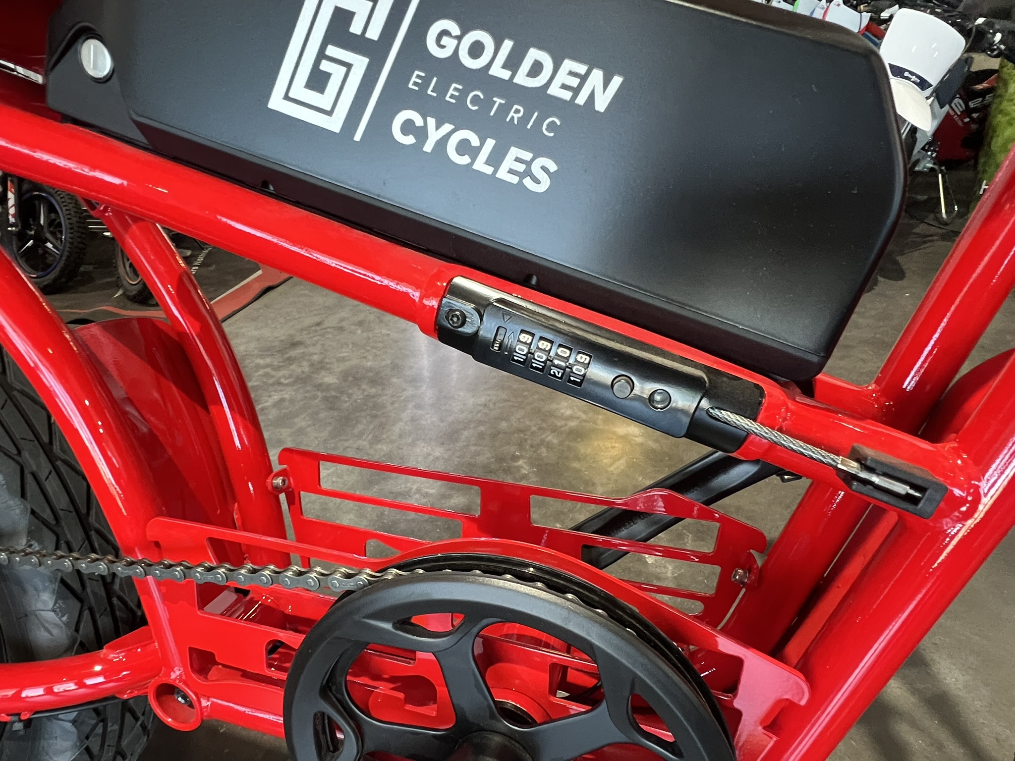 Panthro E-Bike red lockbox