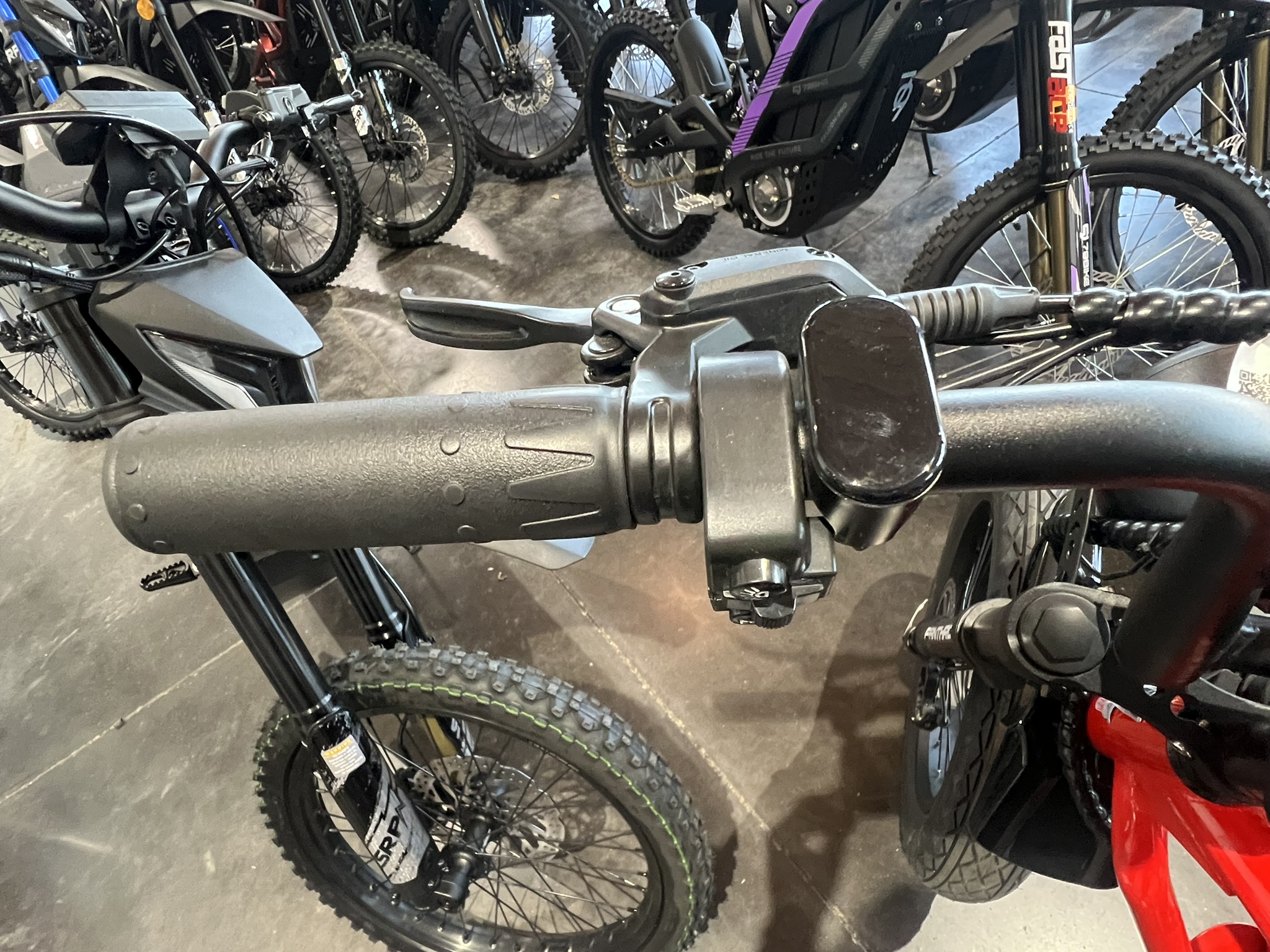Panthro E-Bike red swiches