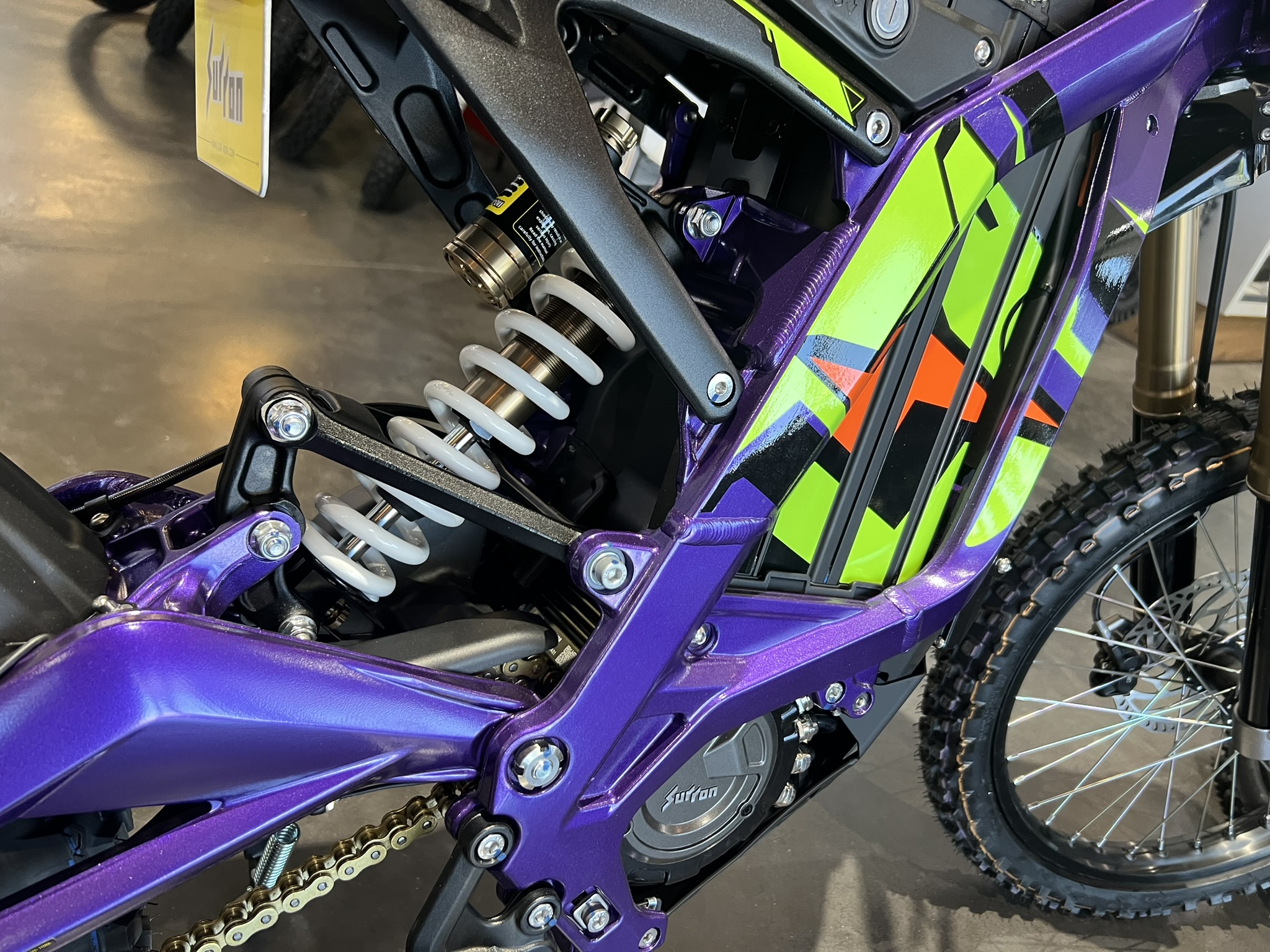 25 surron lbx purple rear shock