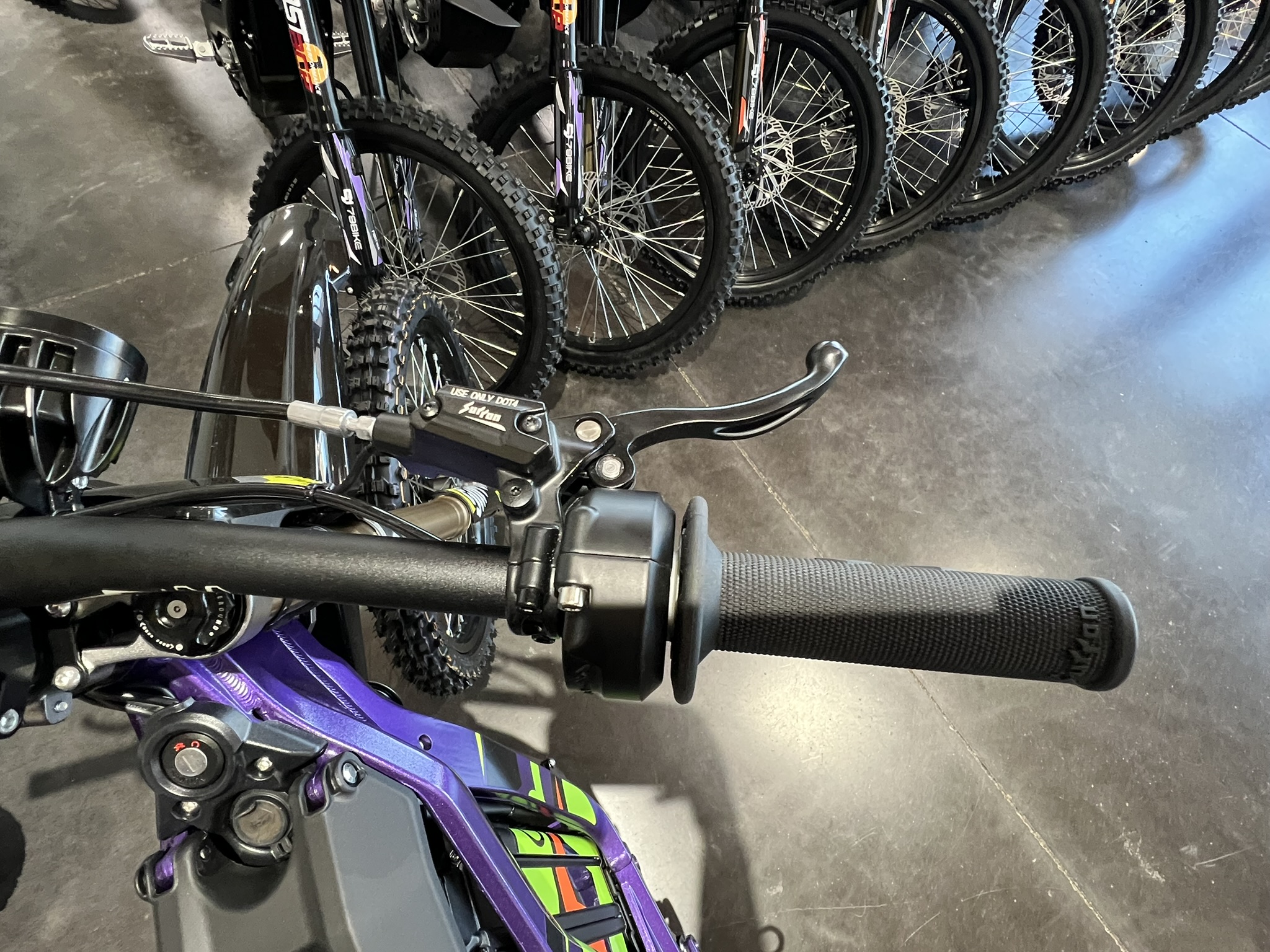 25 surron lbx purple brake lever