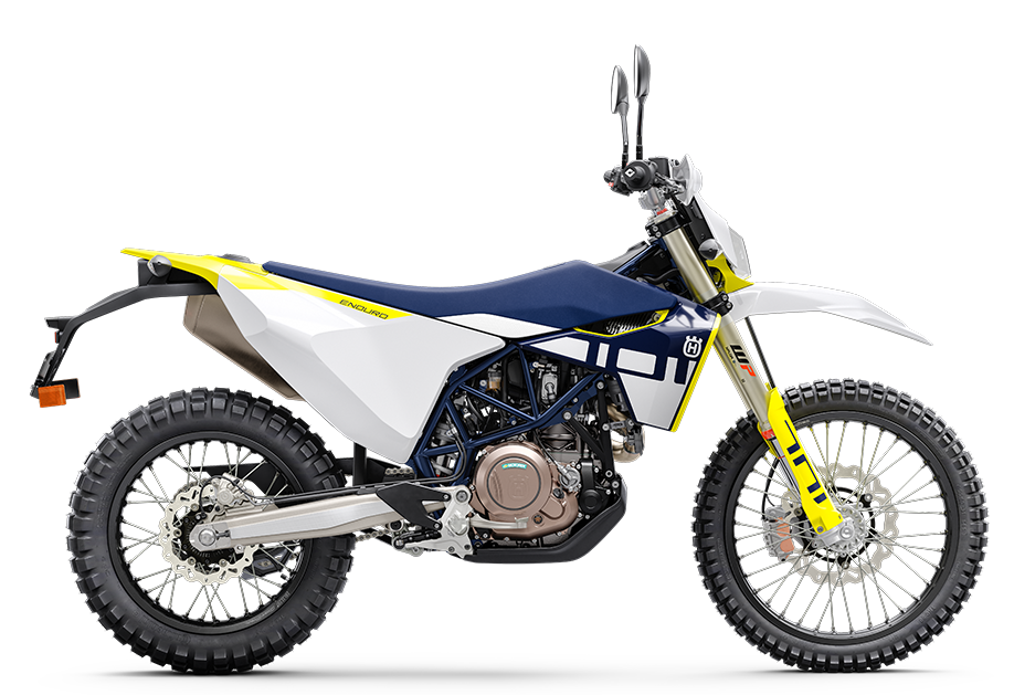2024 Husqvarna 701 Enduro side profile stock