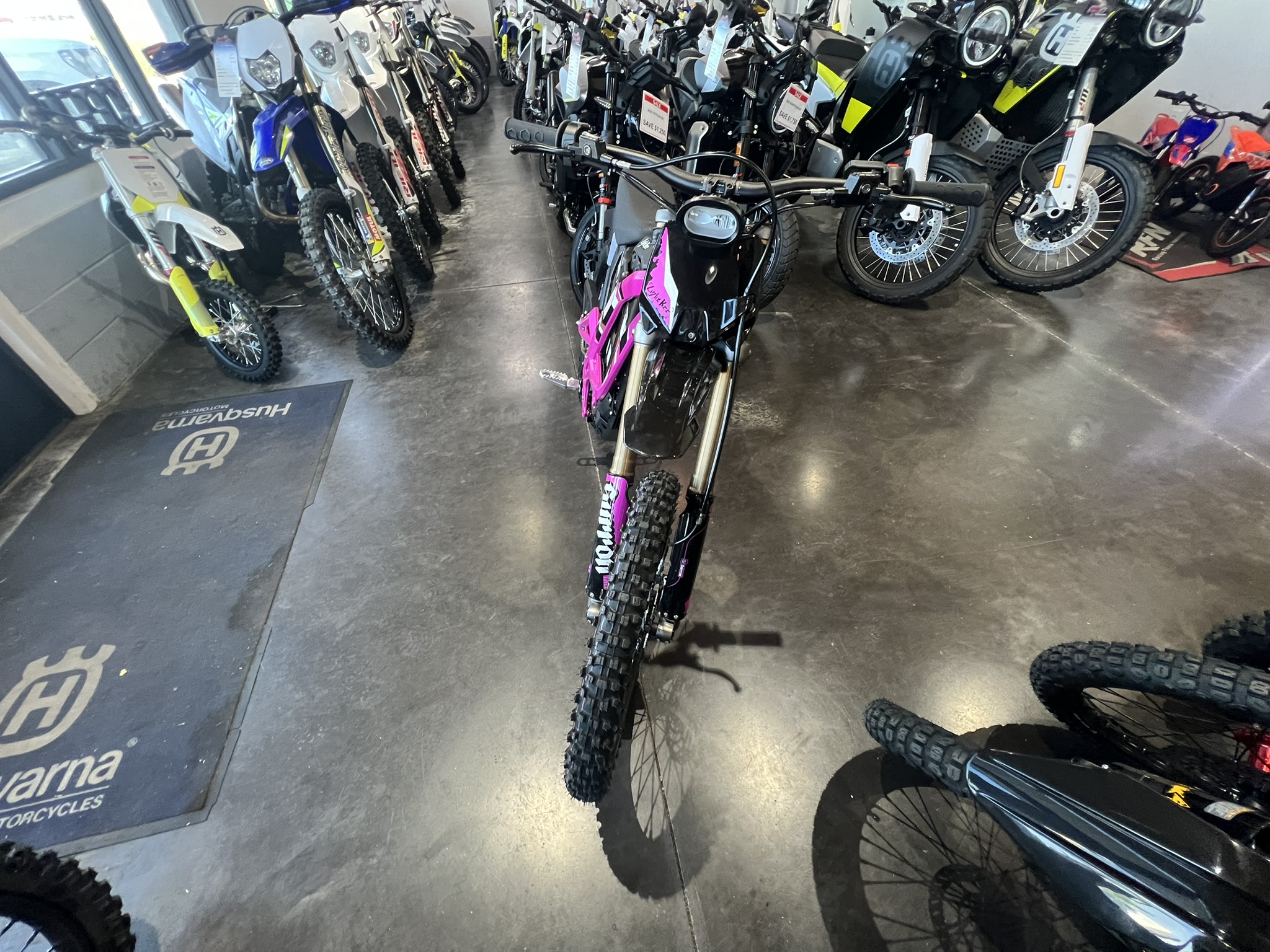 2025 Surron lbx neon pink headlight