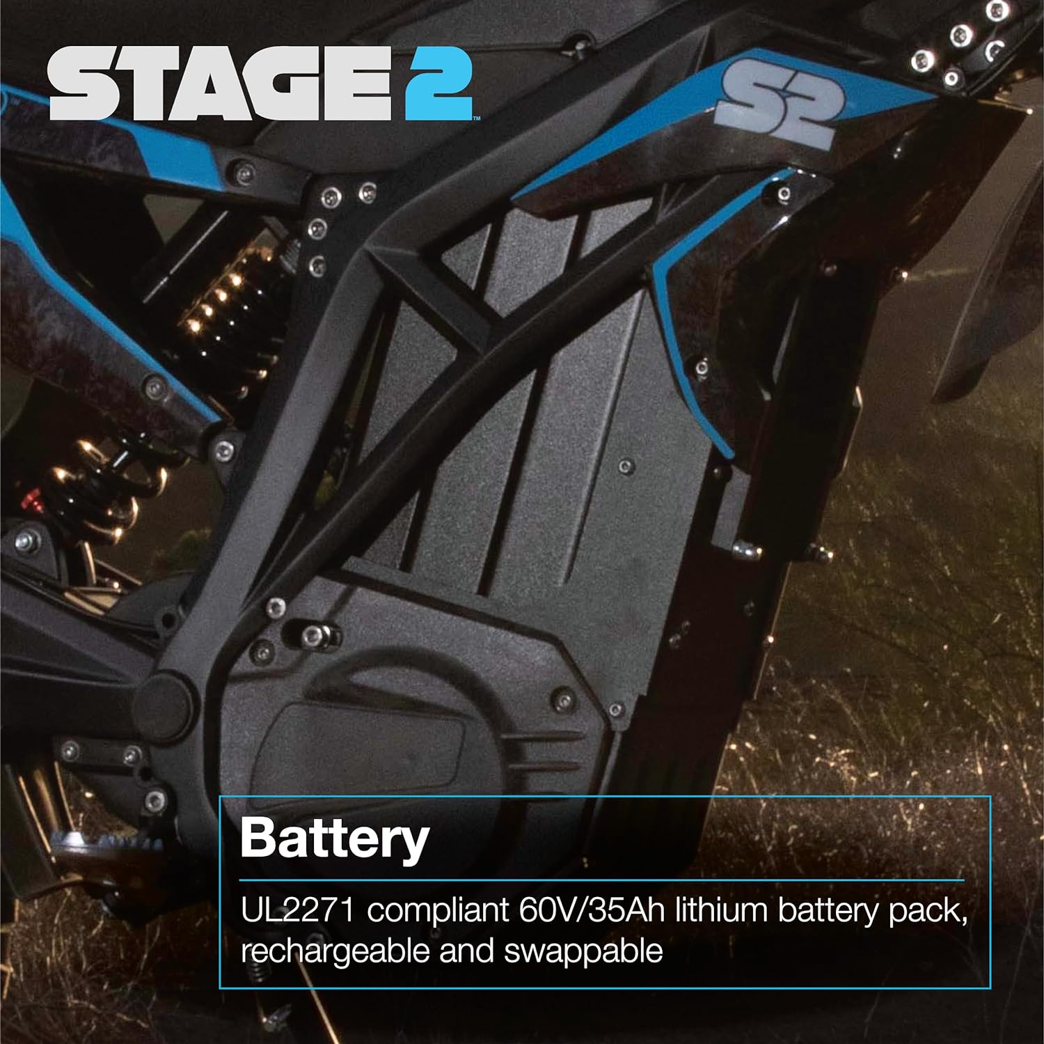 Stage 2 M1 Electric Dirt Bike E-Moto Battery