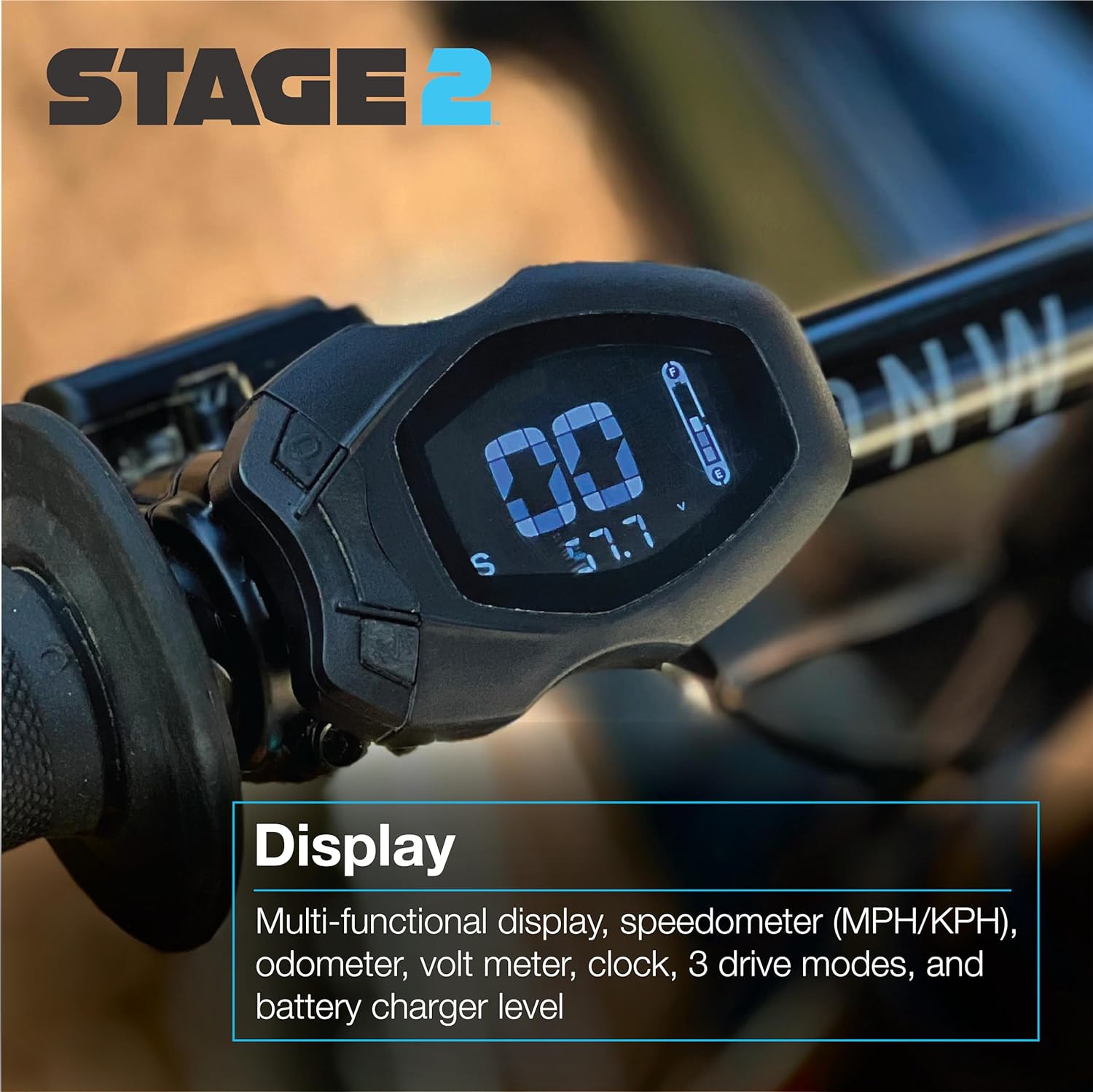 Stage 2 M1 Electric Dirt Bike E-Moto Display