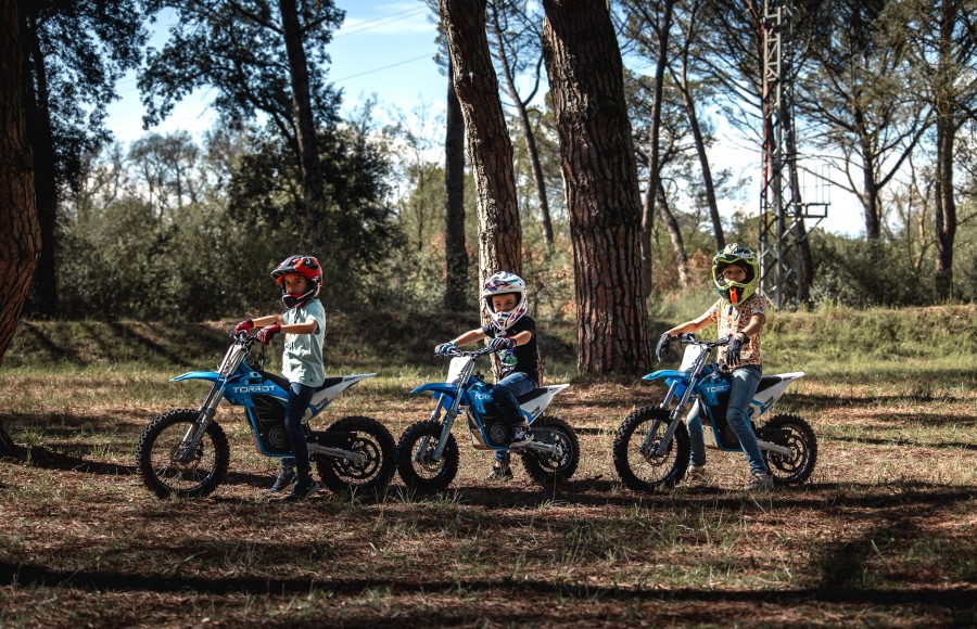 kids on torrot bikes all 3 models